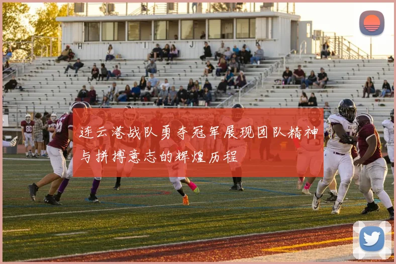 连云港战队勇夺冠军展现团队精神与拼搏意志的辉煌历程